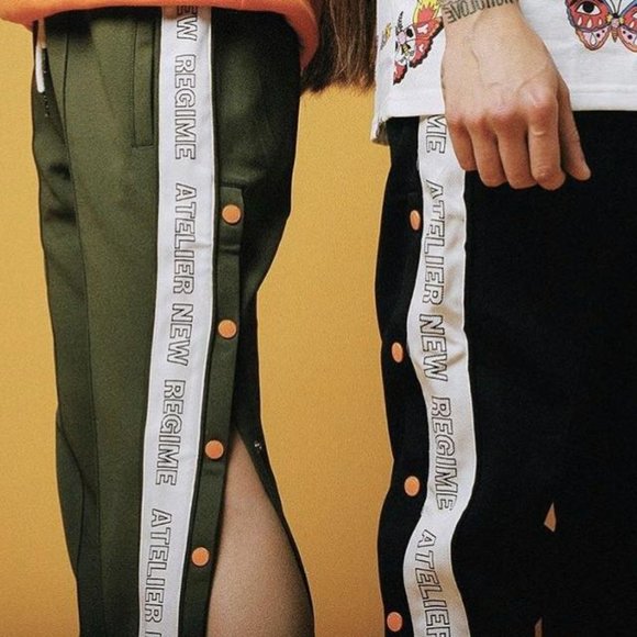 New Regime Warm Up Pants Green - Picture 3 of 11